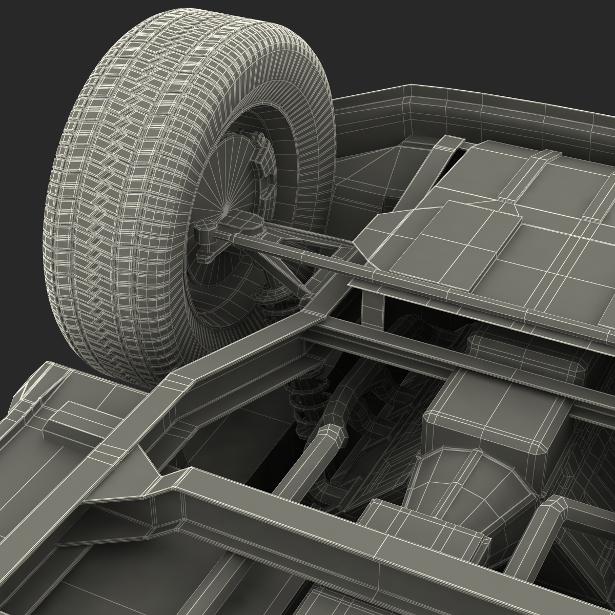 3D model Toyota Tacoma 2016 Rigged