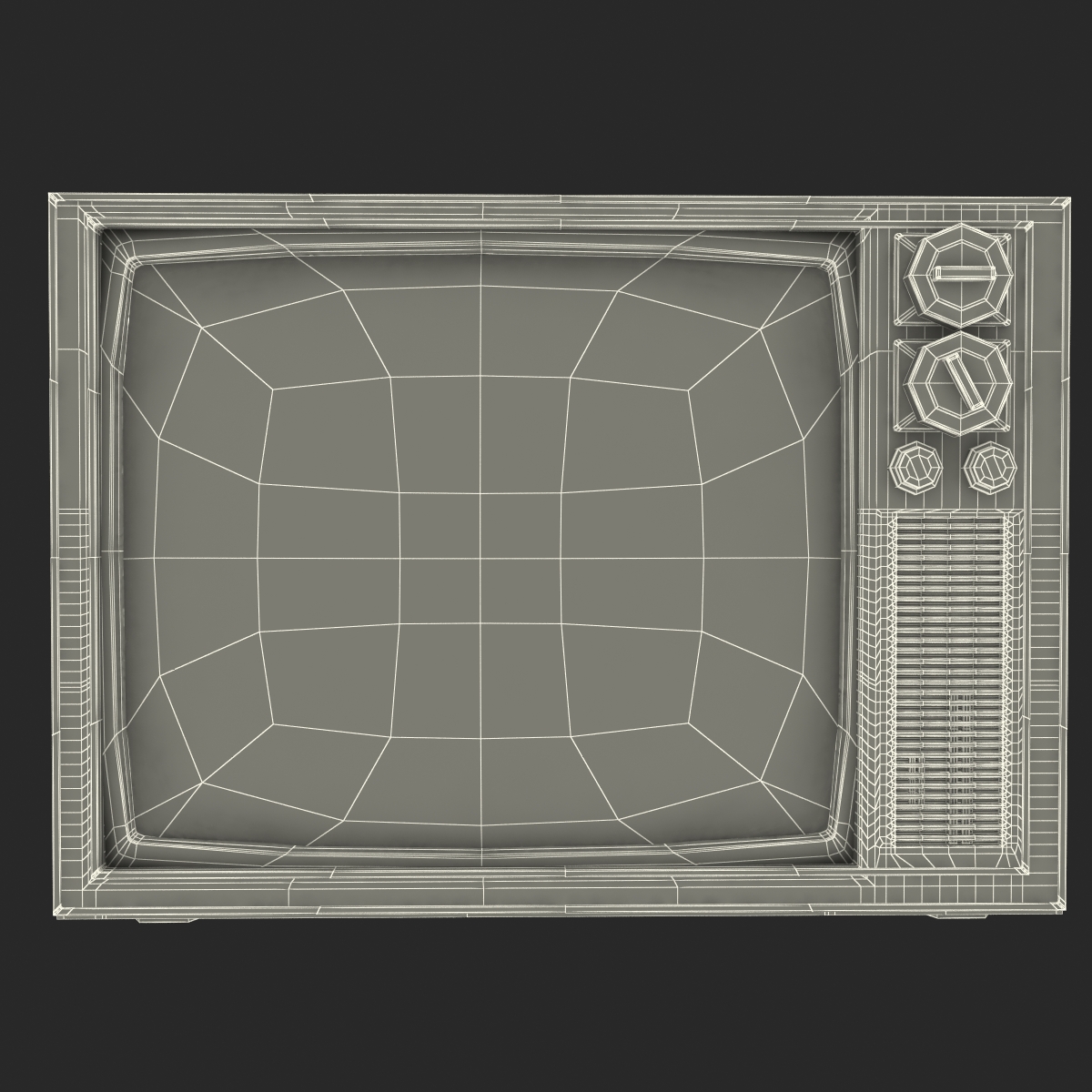 3D model Retro TV 5