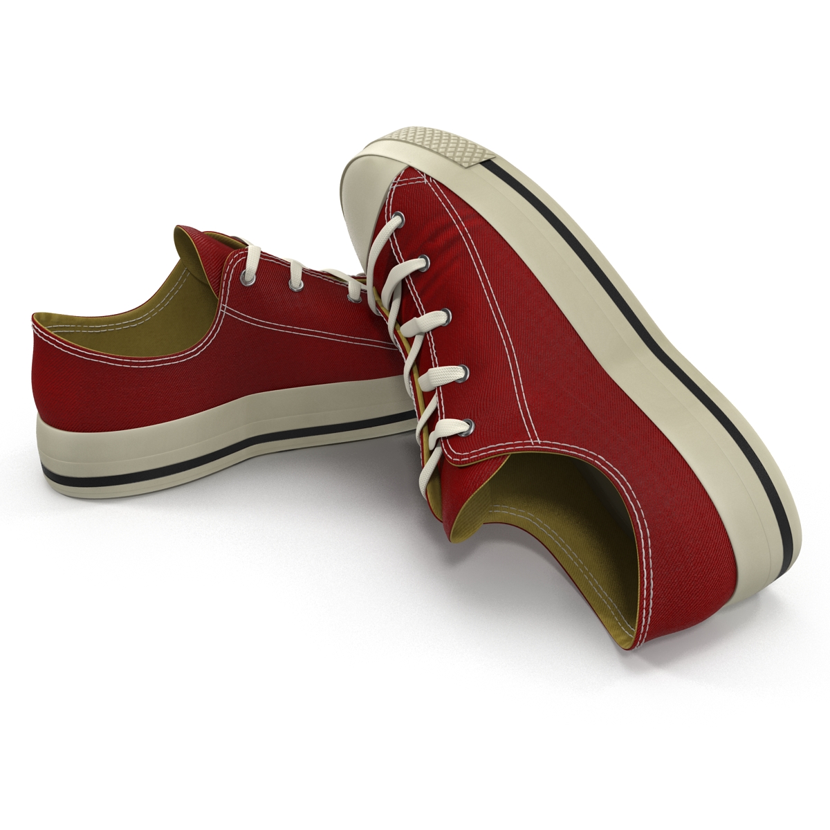 Sneakers Red 3D