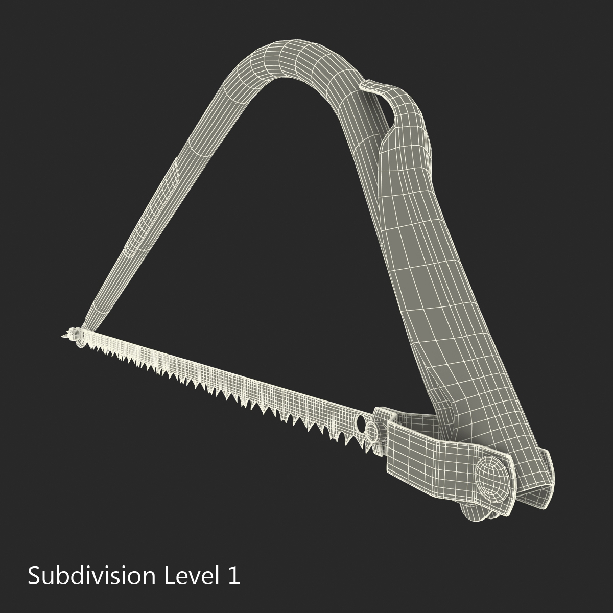 Bow Saw 3D model