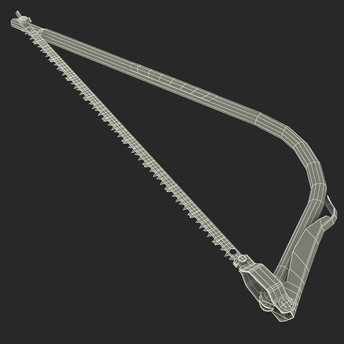 Bow Saw 3D model