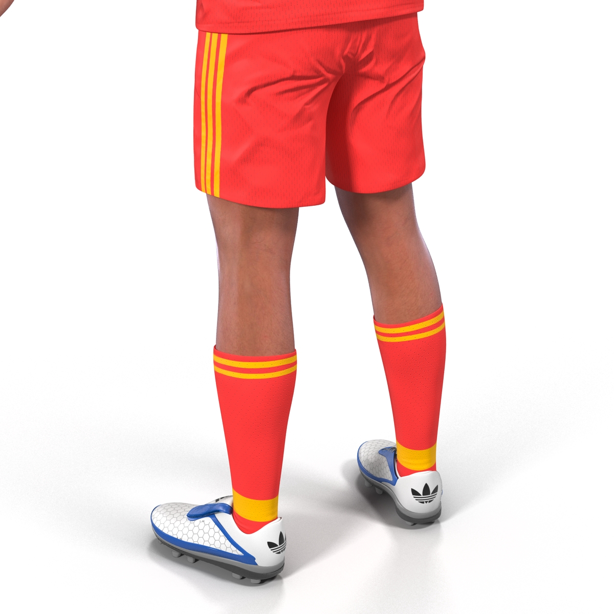 Soccer Player Bayern Rigged 2 3D model