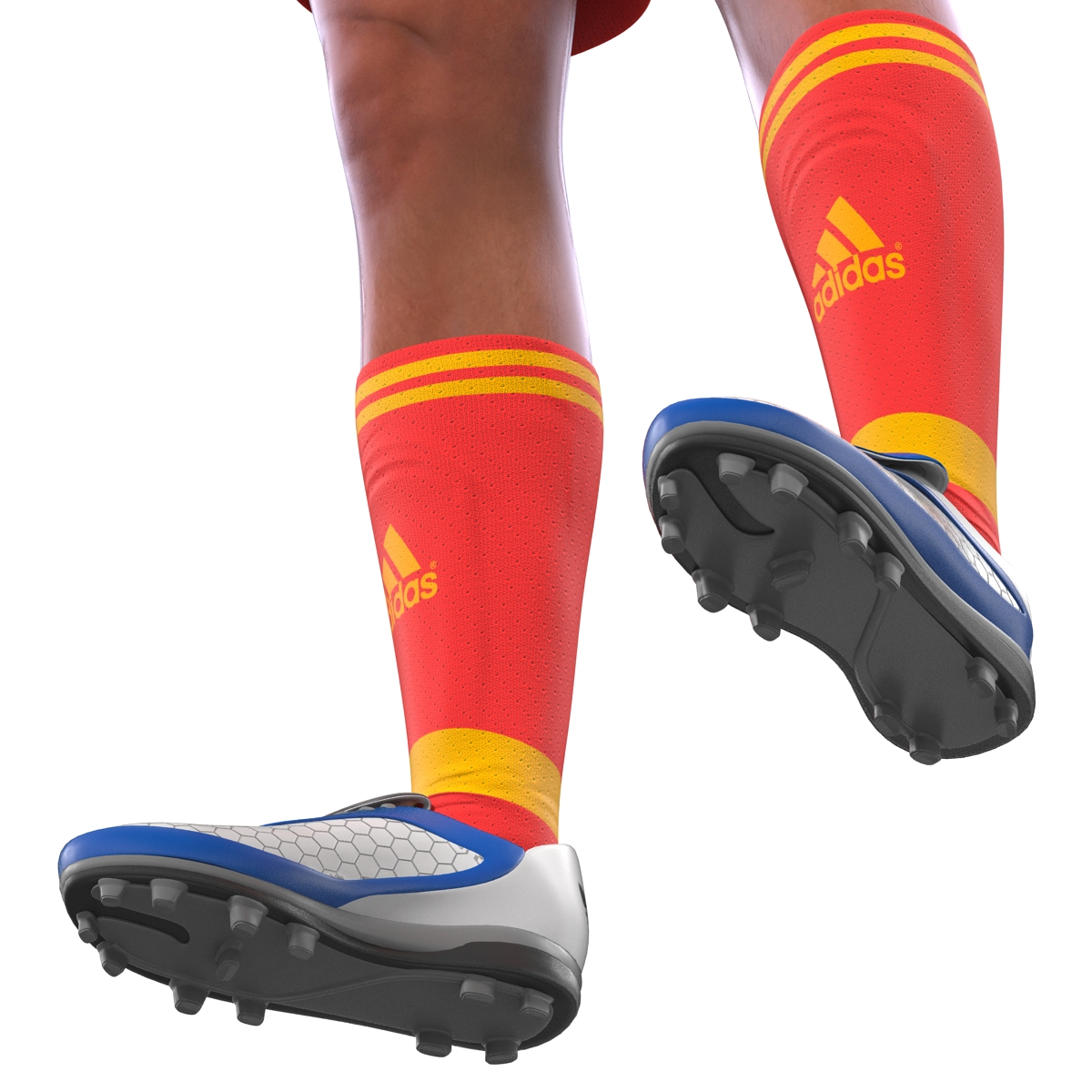 Soccer Player Bayern Rigged 2 3D model