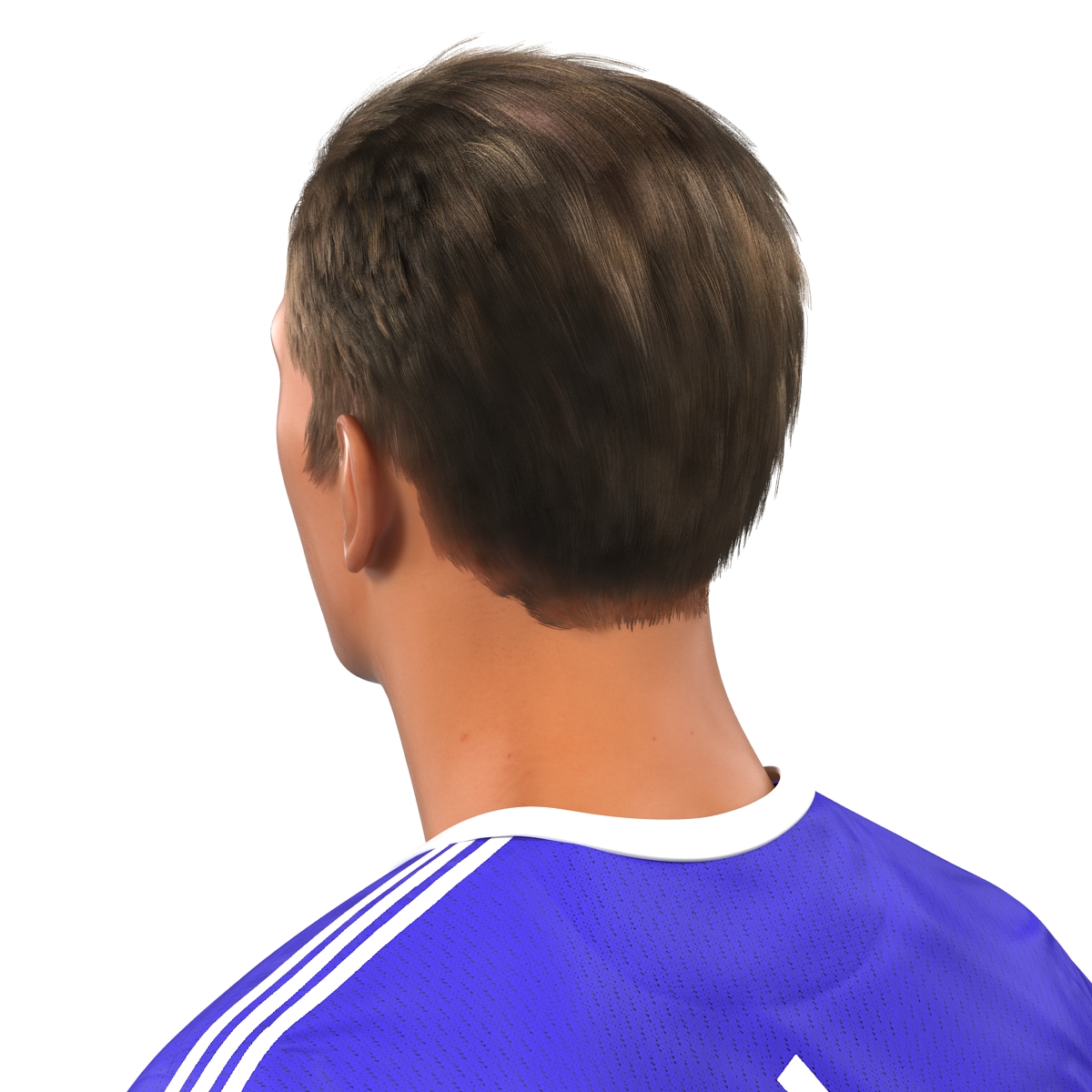 3D model Soccer Player Chelsea Rigged 2