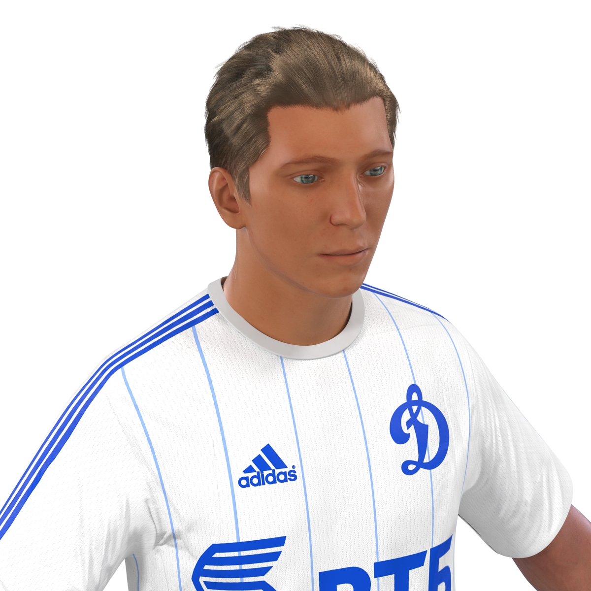 Soccer Player Dynamo Rigged 3D