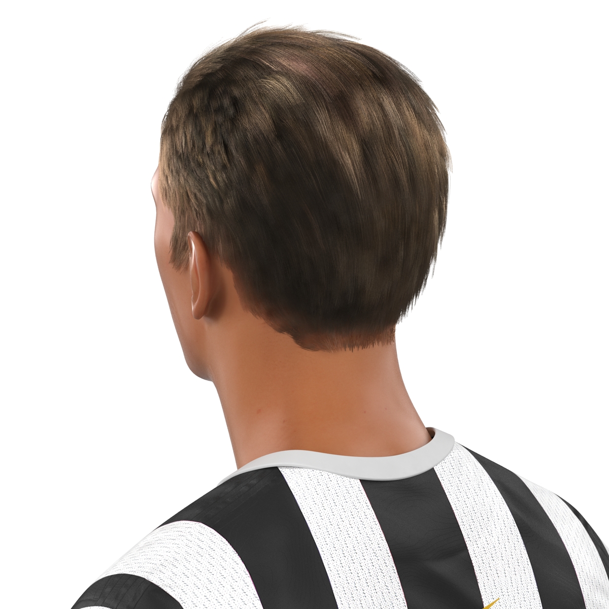 Soccer Player Juventus Rigged 3D model