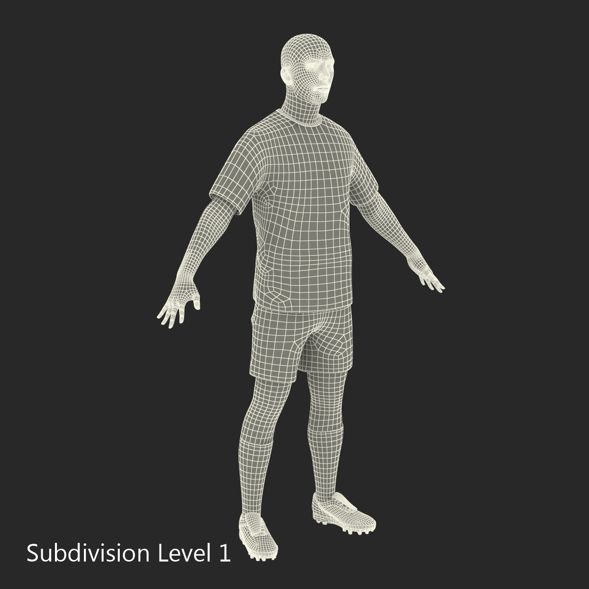 Soccer Player Juventus Rigged 3D model