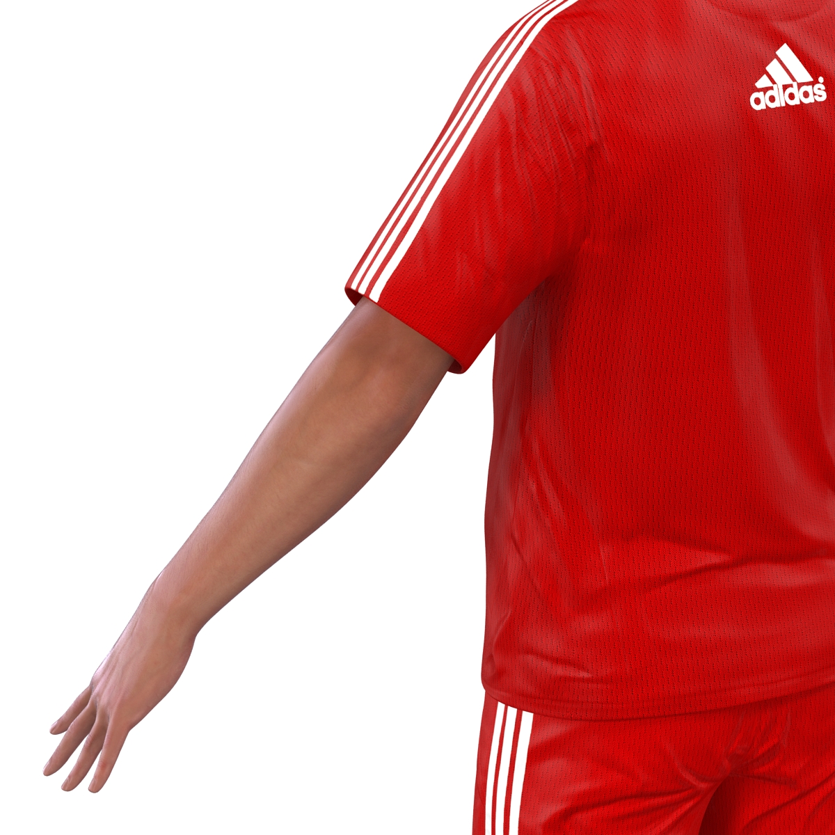 Soccer Player Liverpool Rigged 2 3D