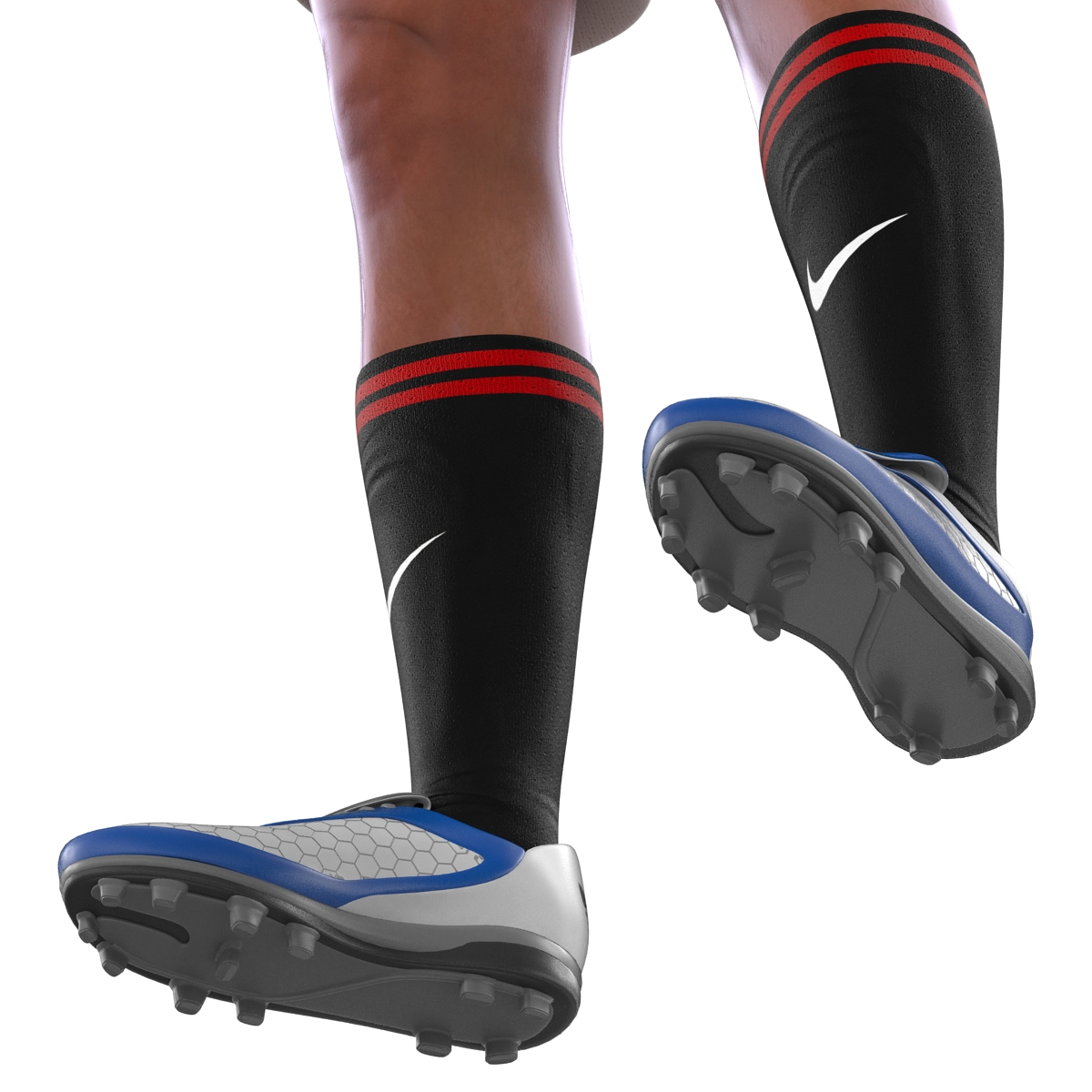 3D Soccer Player Manchester United Rigged model