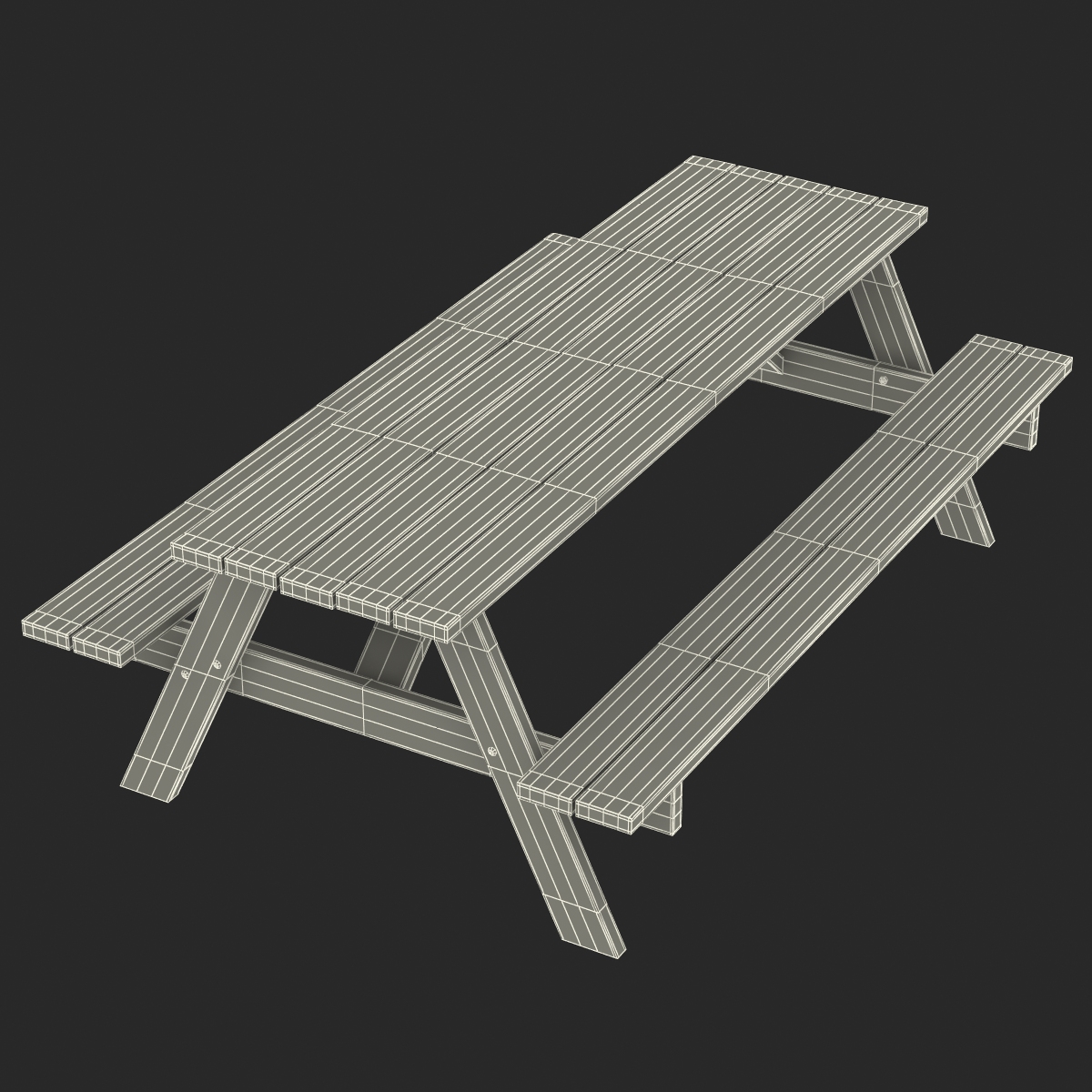 Picnic Table 3D