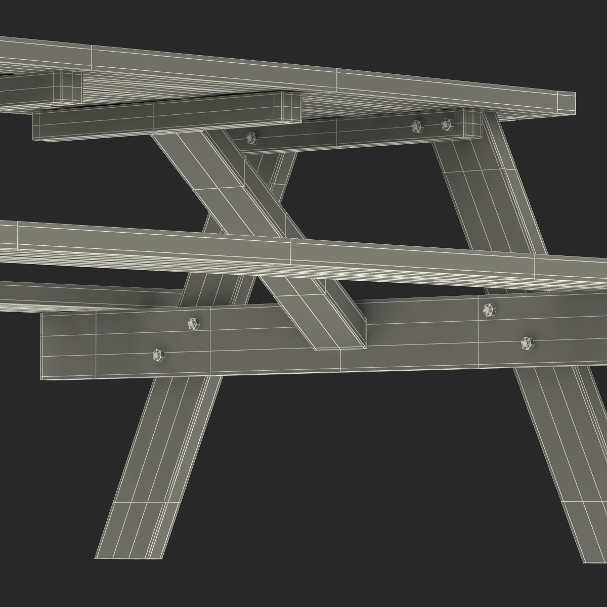 Picnic Table 3D