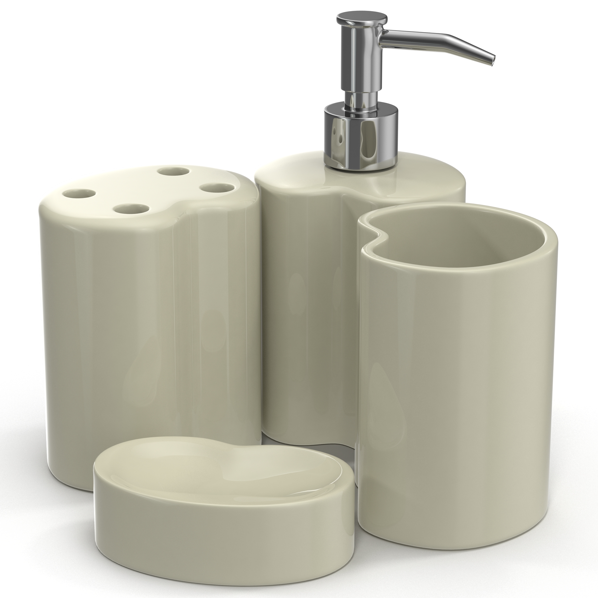 3D Bathroom Accessories Set 2