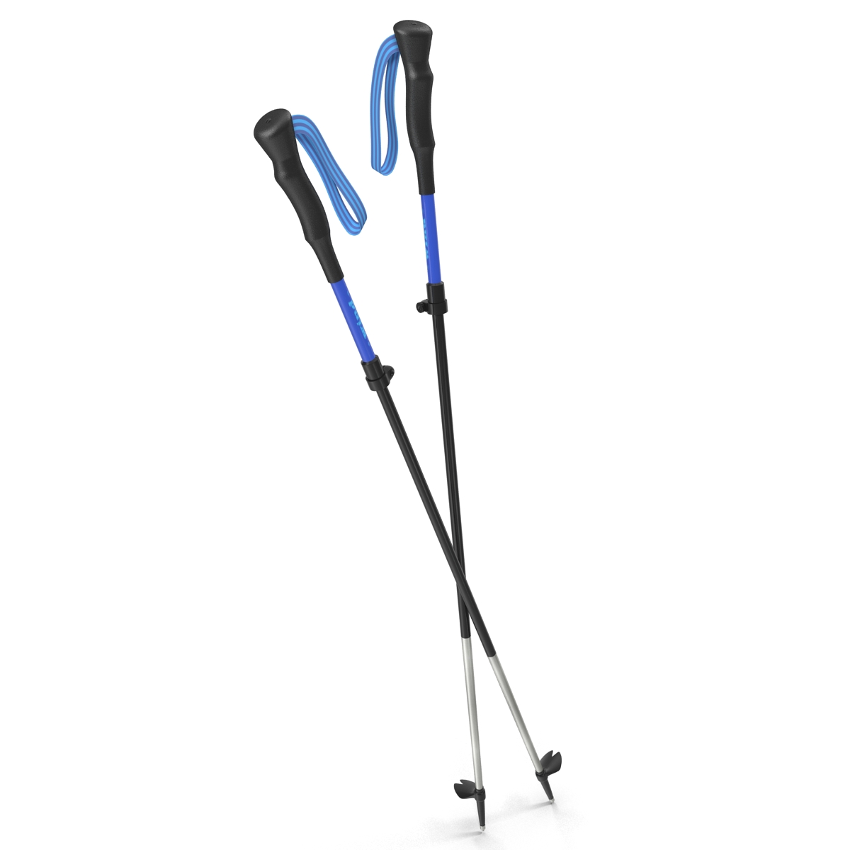 Hiking Poles Wind 3D