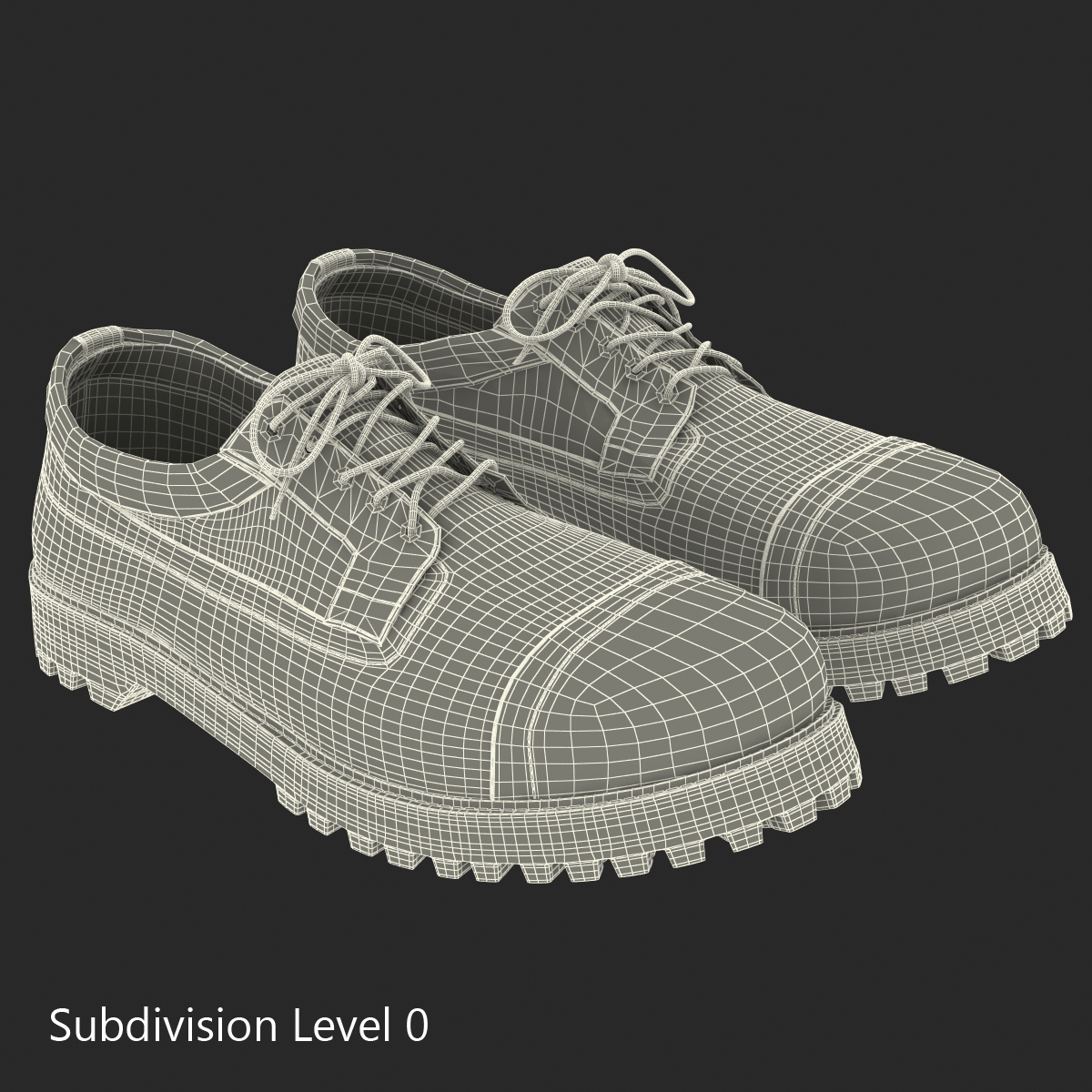 Men Boots 3D model