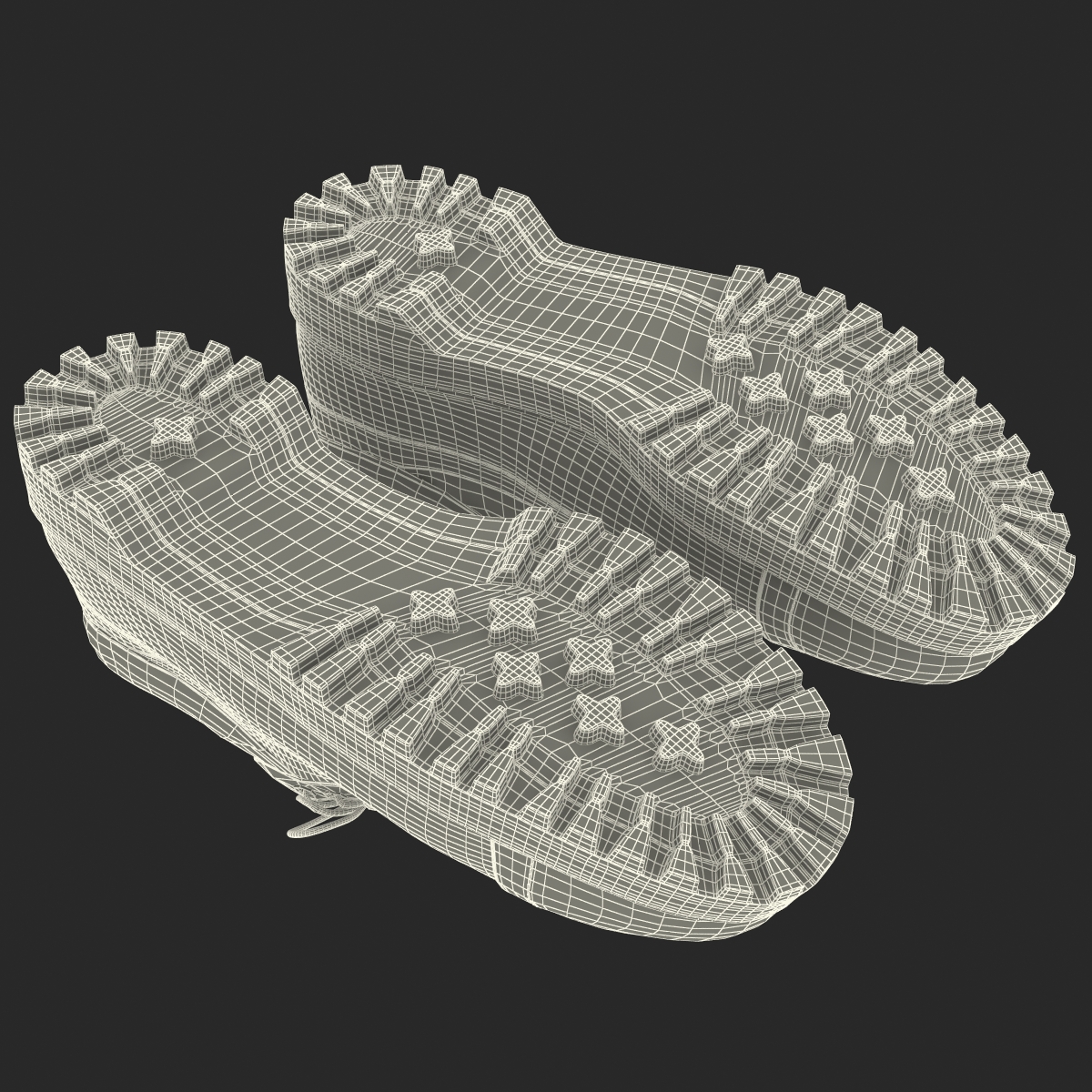 Men Boots 3D model