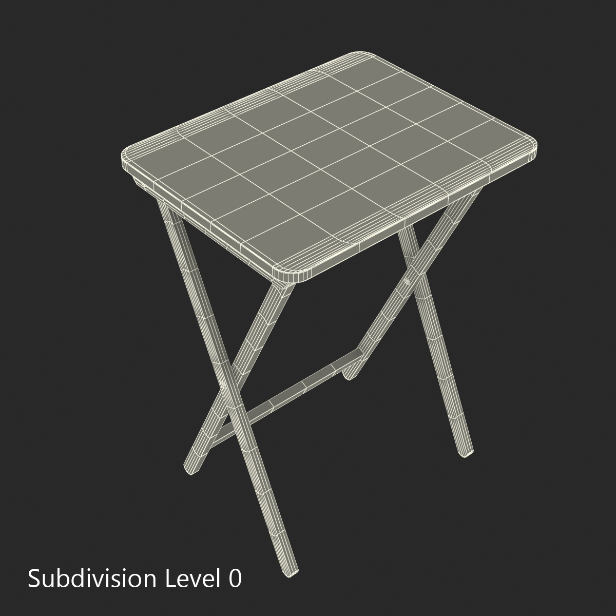 3D Tv Folding Table