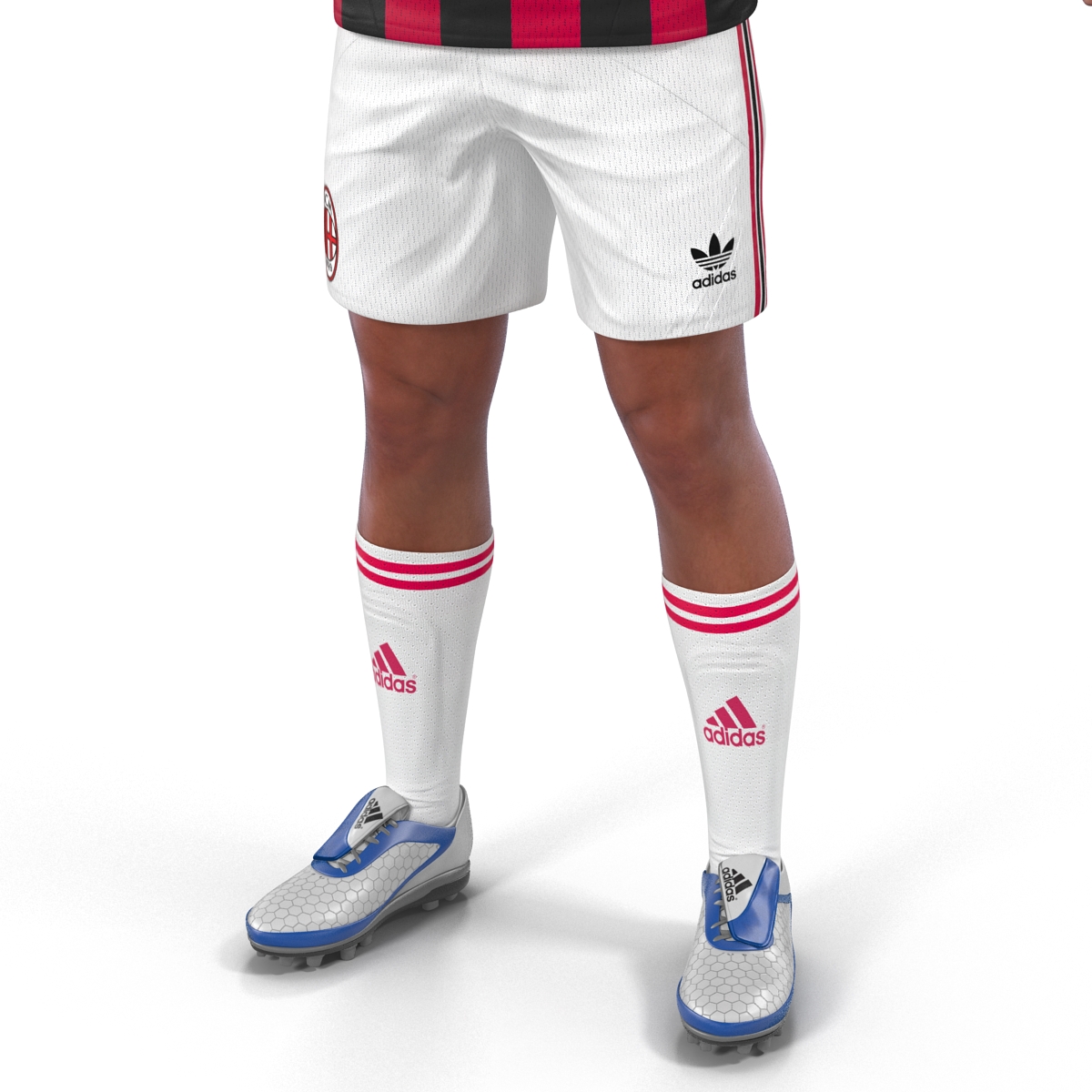 3D Soccer Player Milan Rigged 2 model