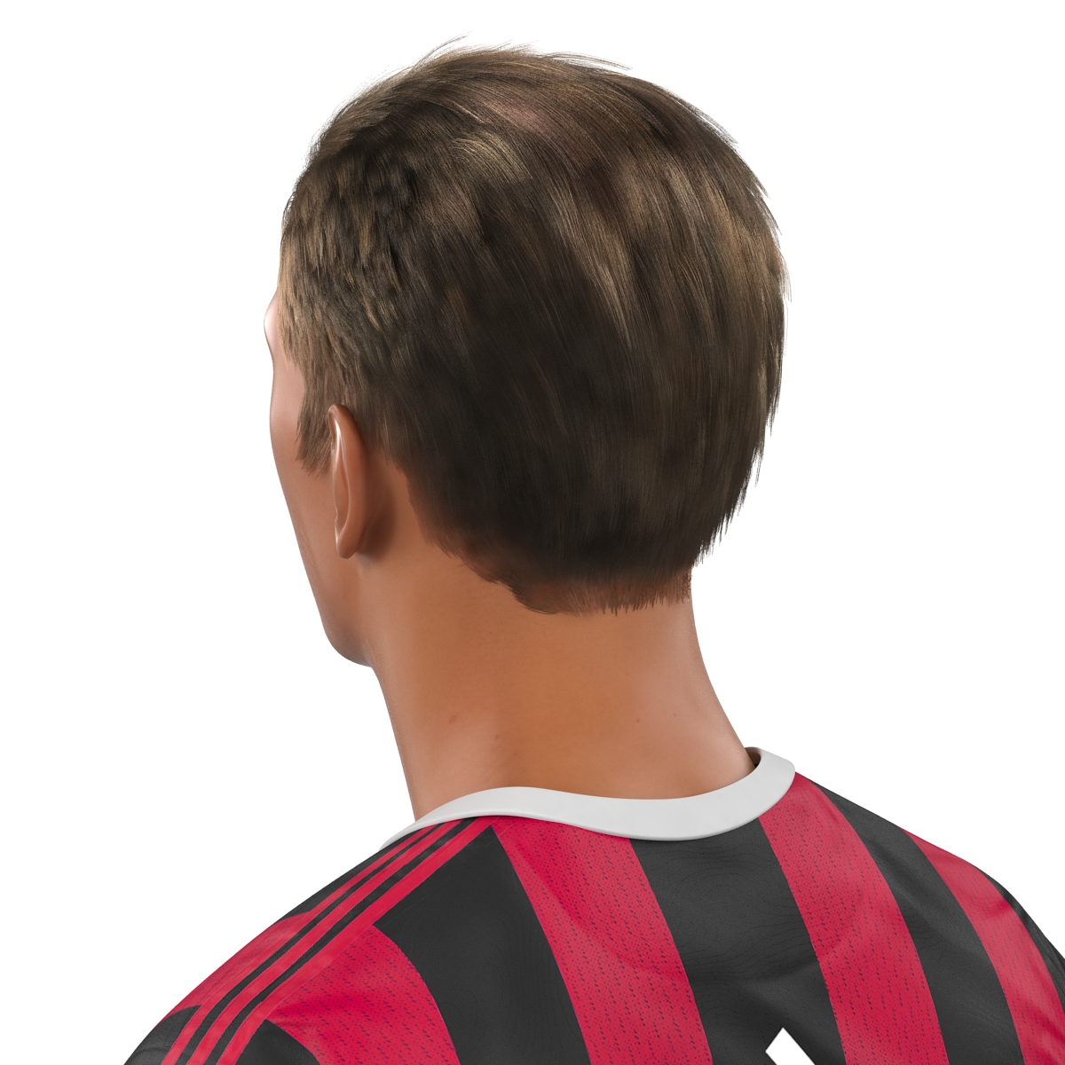 3D Soccer Player Milan Rigged 2 model