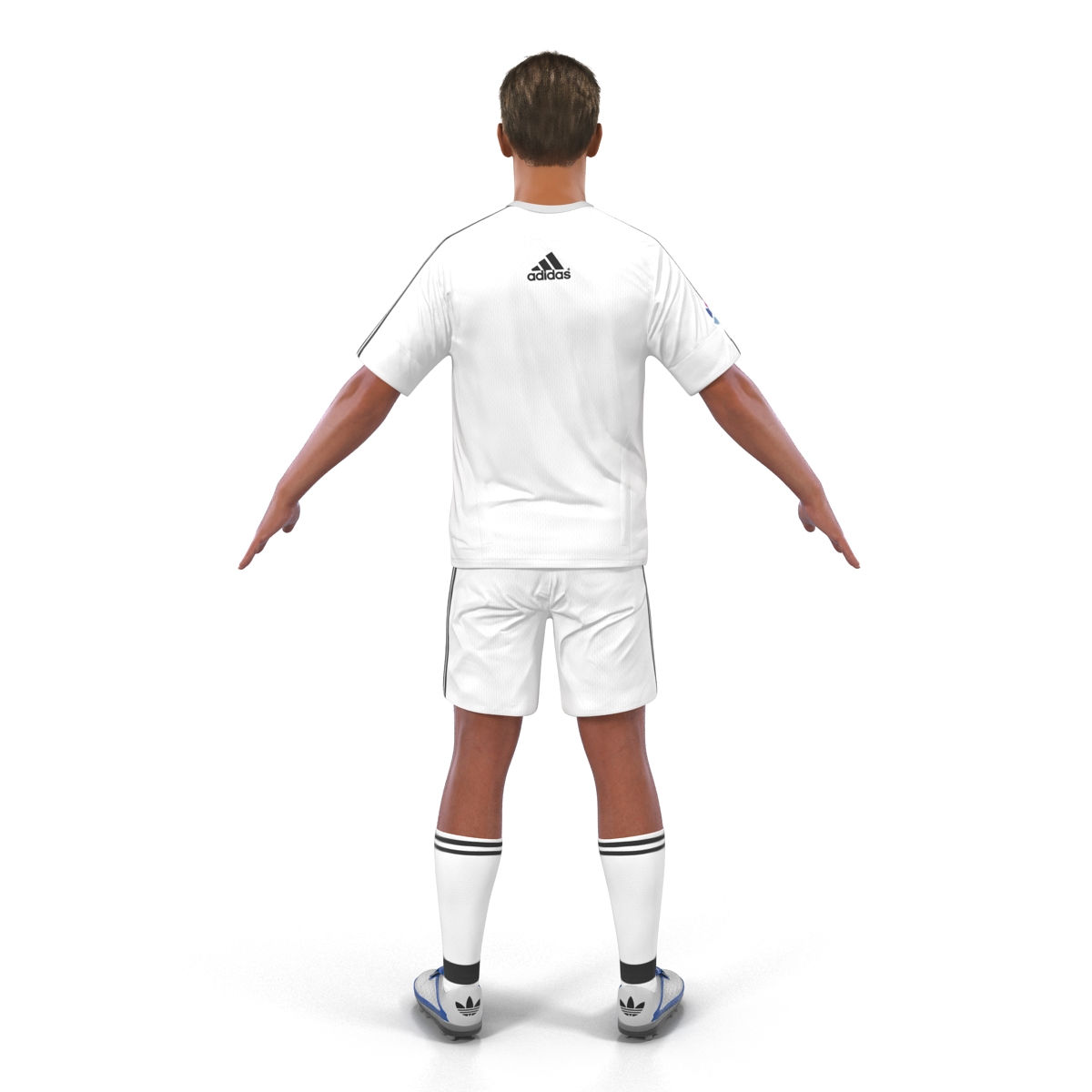 Soccer Player Real Madrid Rigged 3D