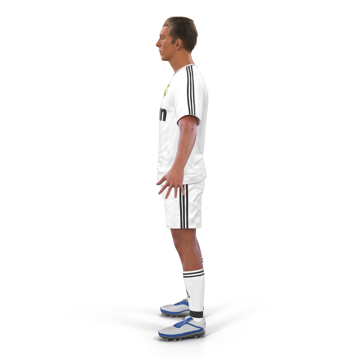 Soccer Player Real Madrid Rigged 3D