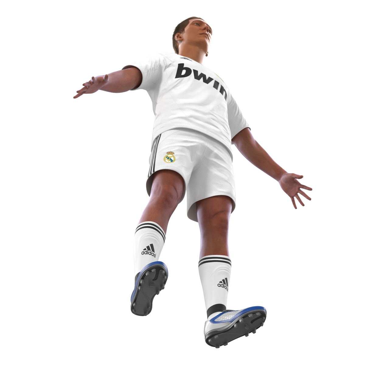 Soccer Player Real Madrid Rigged 3D