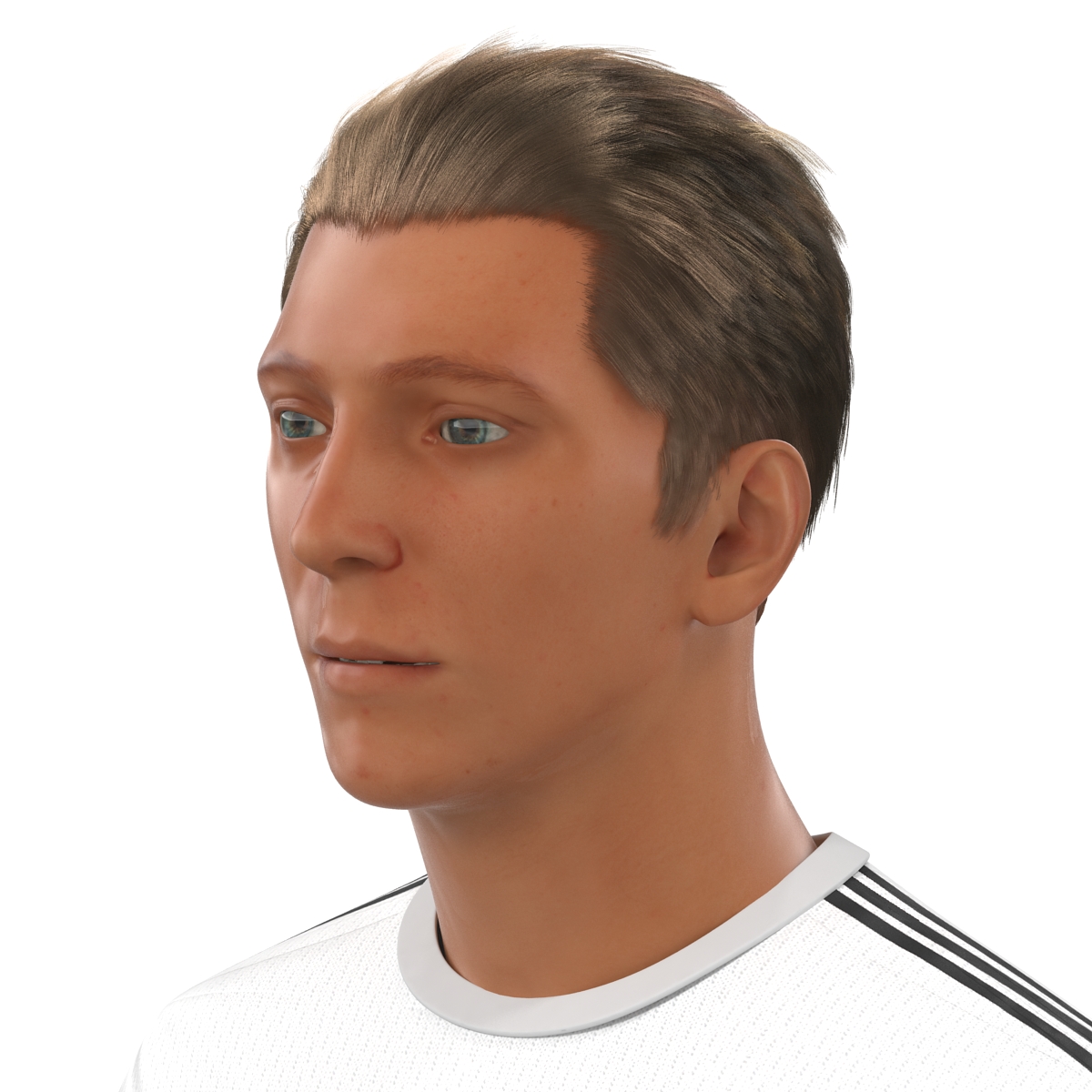 Soccer Player Real Madrid Rigged 3D