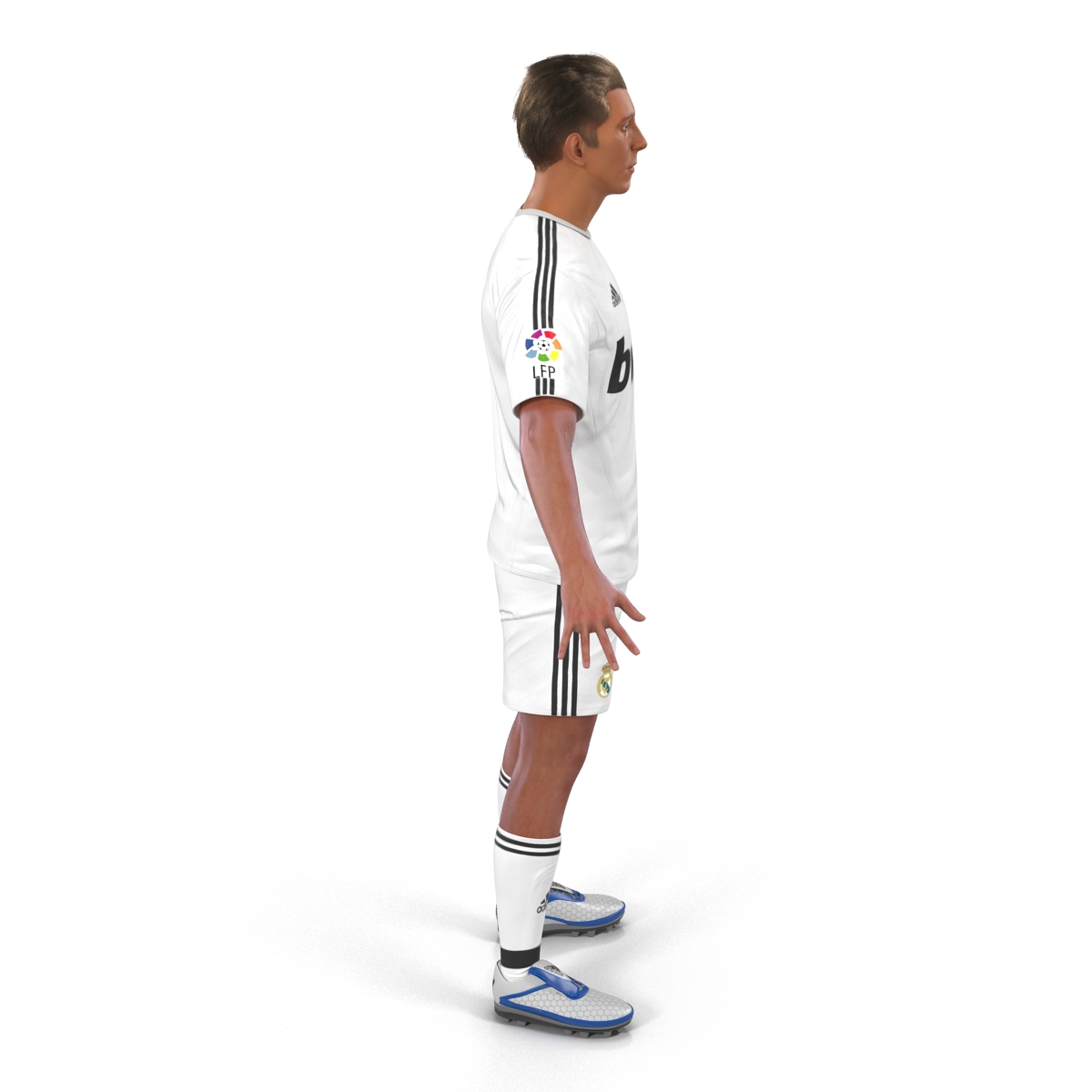 Soccer Player Real Madrid Rigged 3D