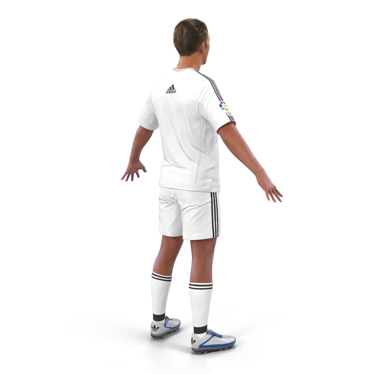 Soccer Player Real Madrid Rigged 3D