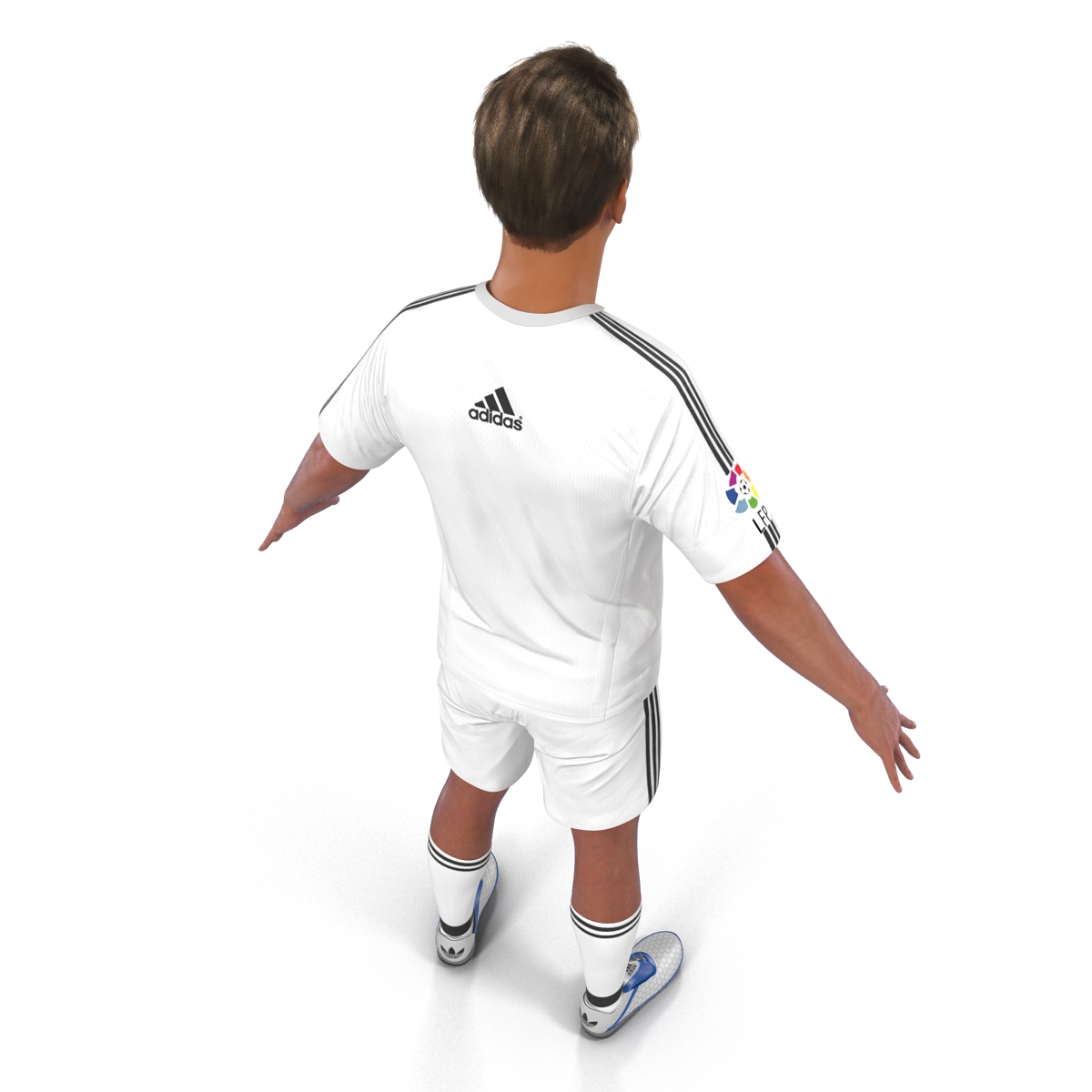 Soccer Player Real Madrid Rigged 3D