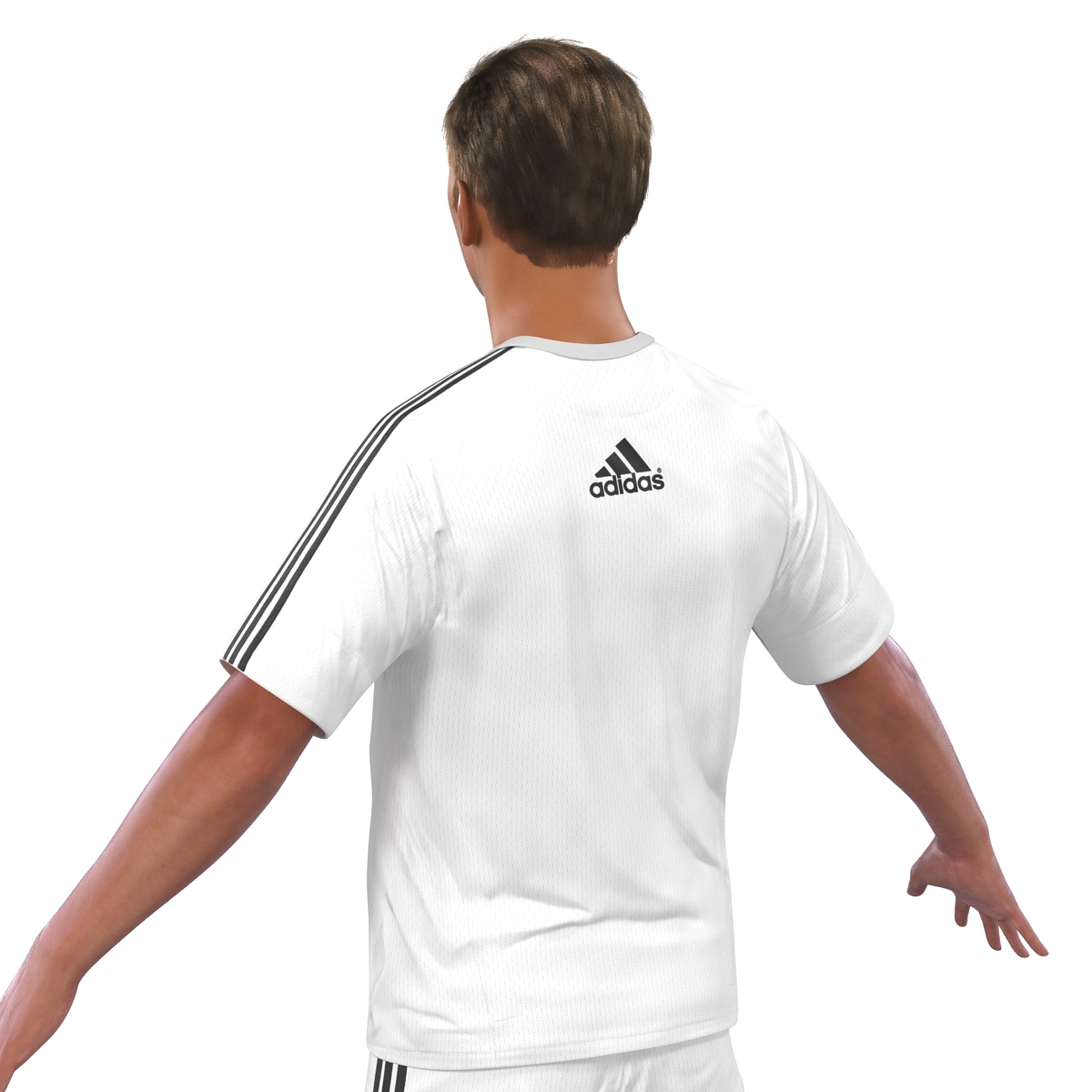 Soccer Player Real Madrid Rigged 3D