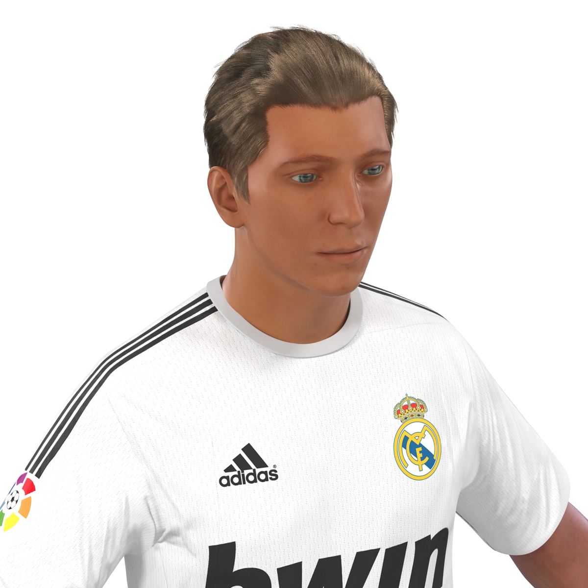 Soccer Player Real Madrid Rigged 3D