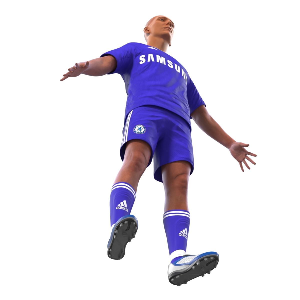 3D Soccer Player Chelsea