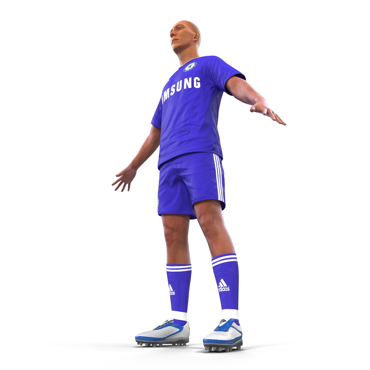 3D Soccer Player Chelsea