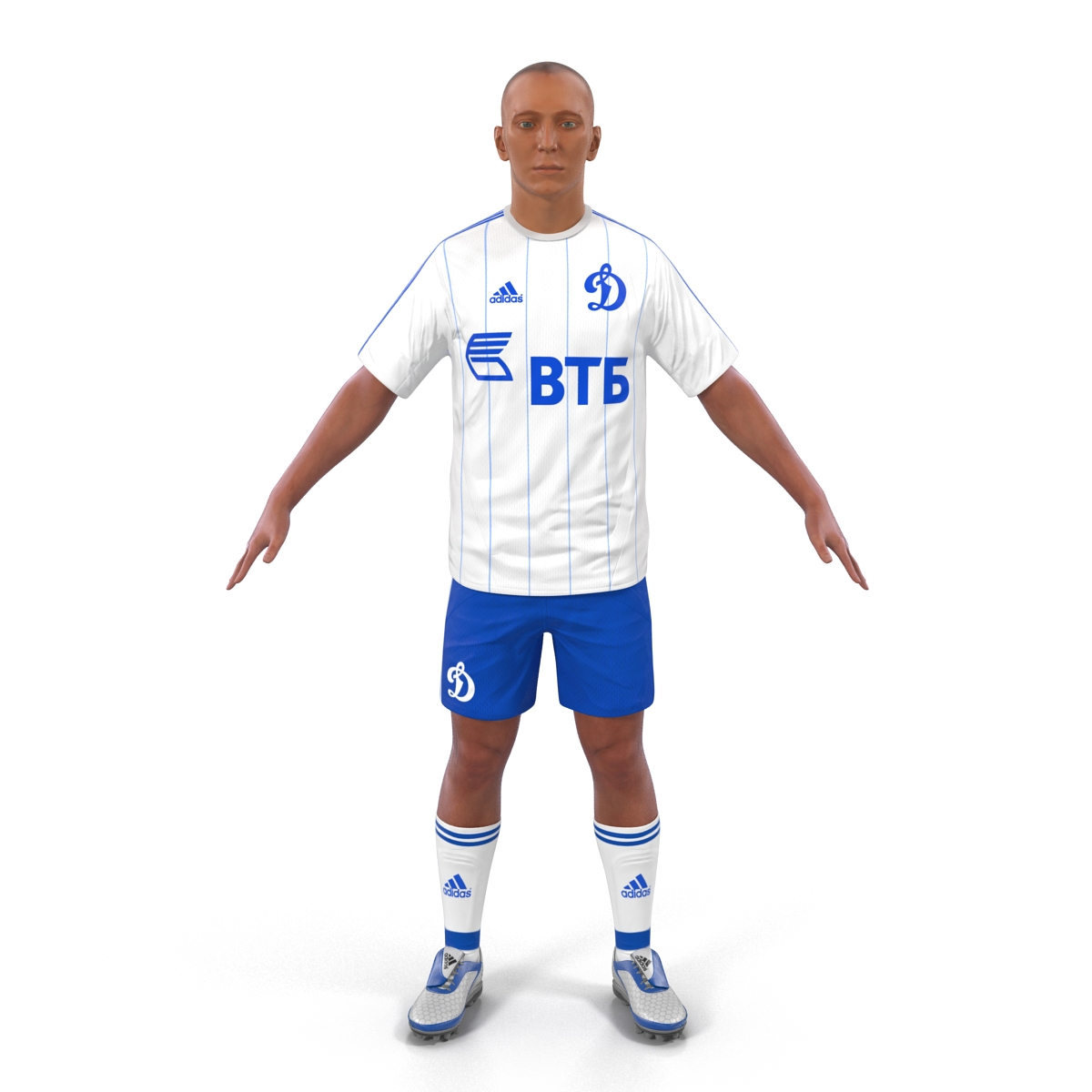 3D model Soccer Player Dynamo