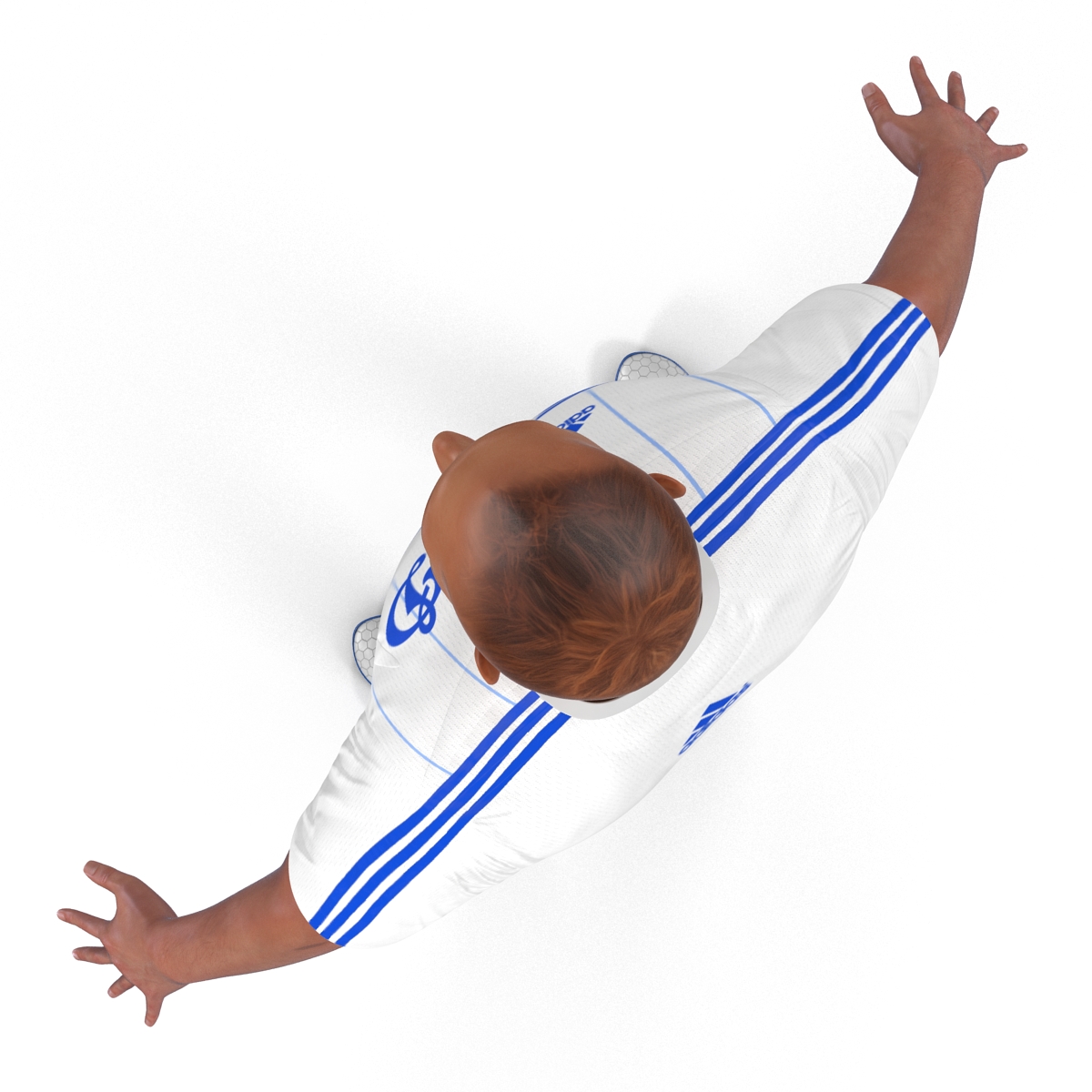 3D model Soccer Player Dynamo