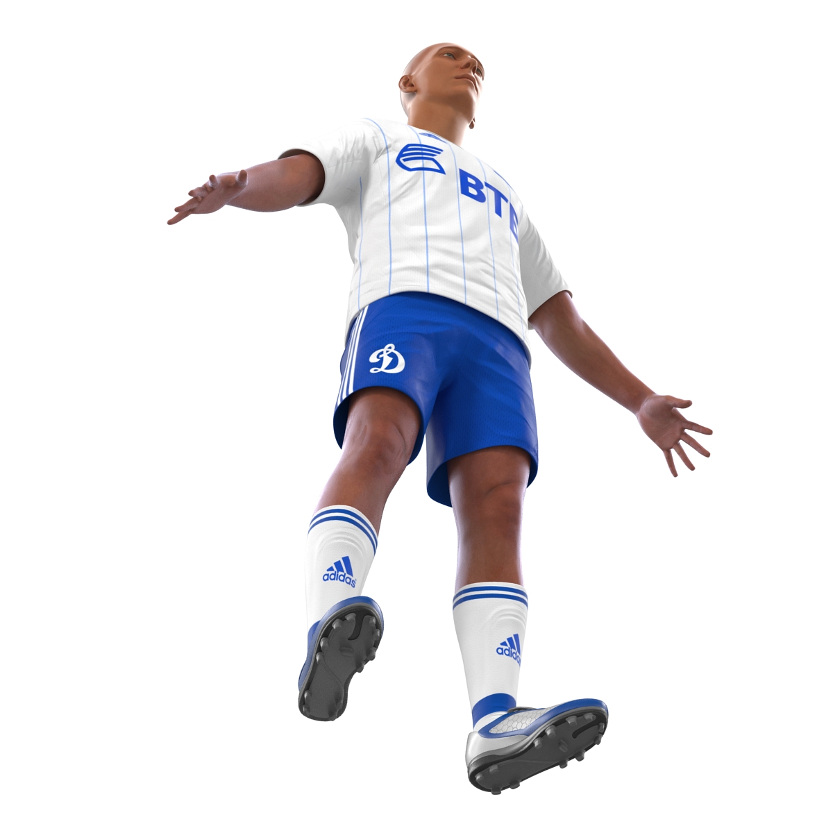 3D model Soccer Player Dynamo