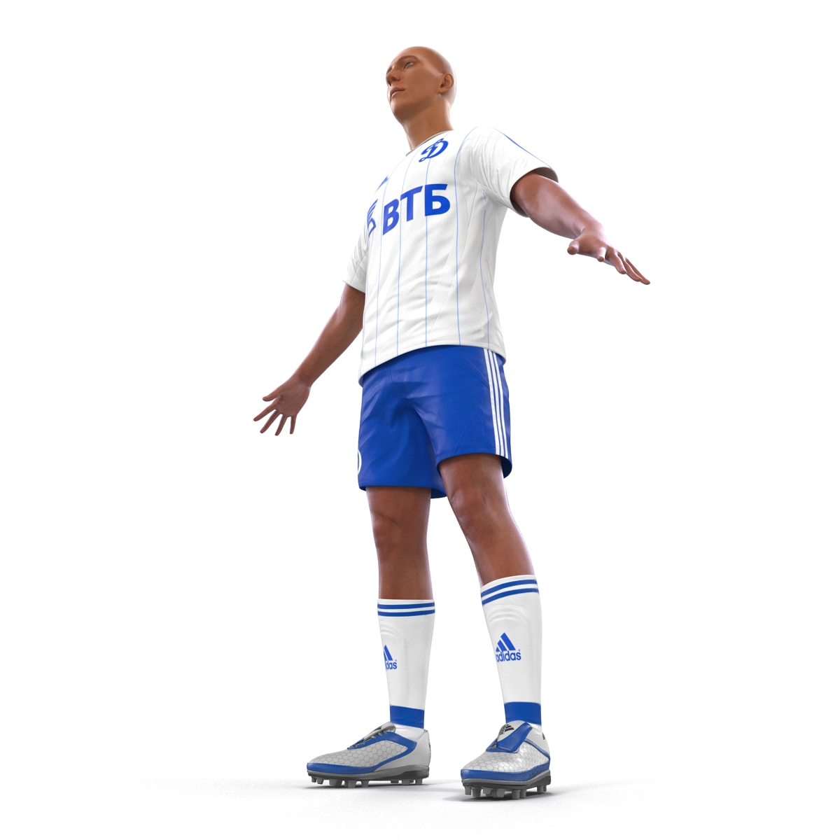 3D model Soccer Player Dynamo