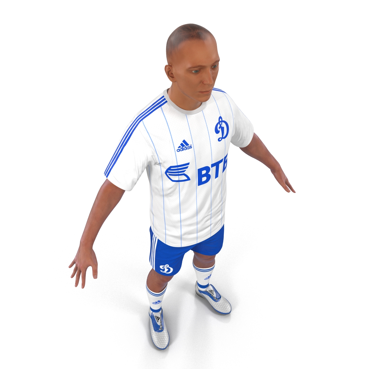 3D model Soccer Player Dynamo