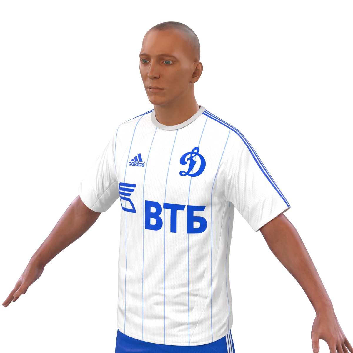 3D model Soccer Player Dynamo