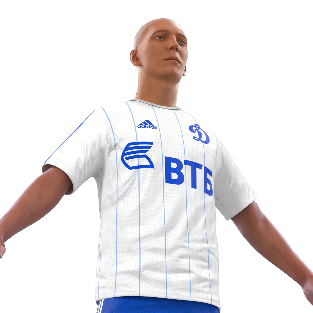 3D model Soccer Player Dynamo