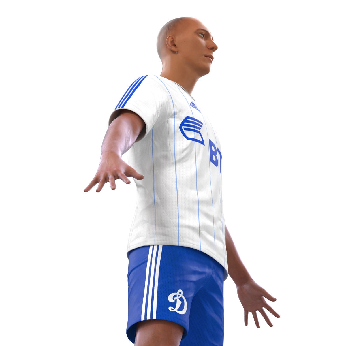 3D model Soccer Player Dynamo