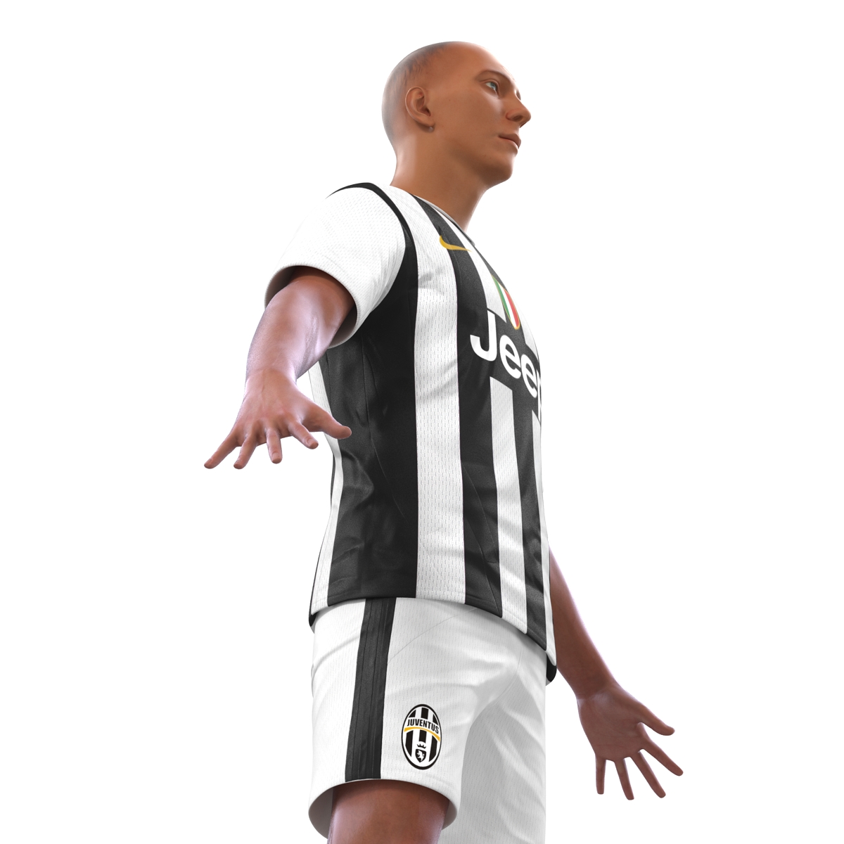 Soccer Player Juventus 3D