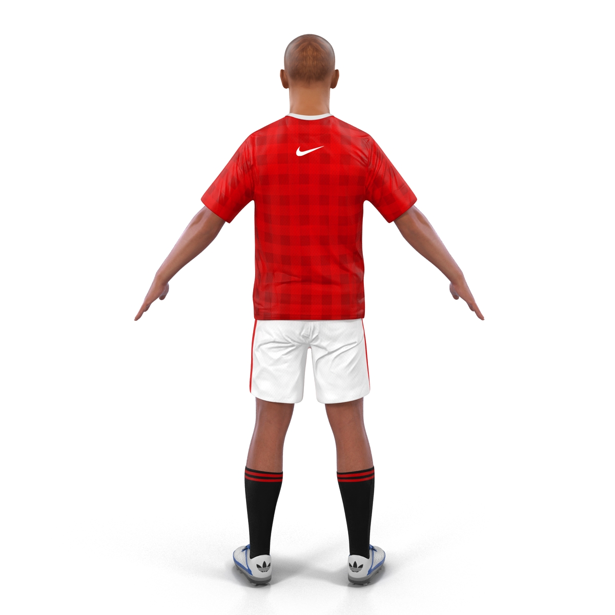 3D Soccer Player Manchester United