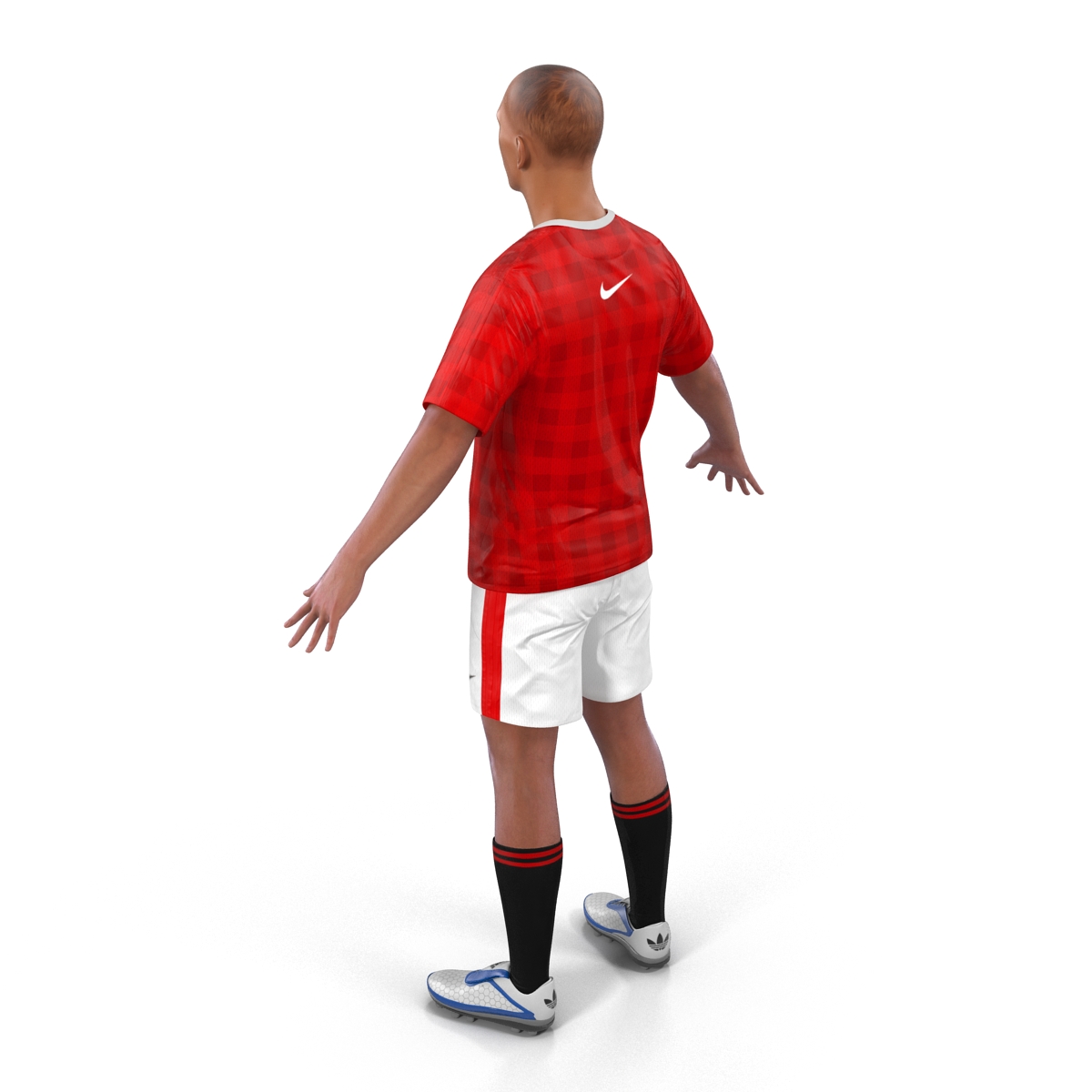 3D Soccer Player Manchester United