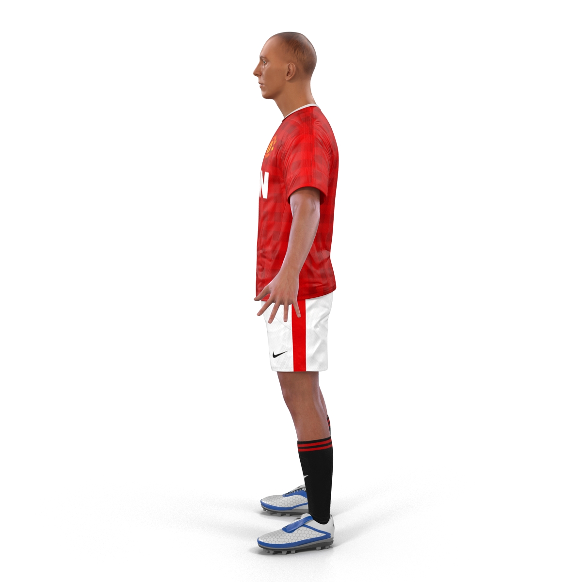 3D Soccer Player Manchester United