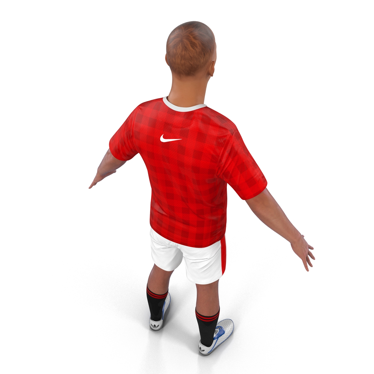 3D Soccer Player Manchester United