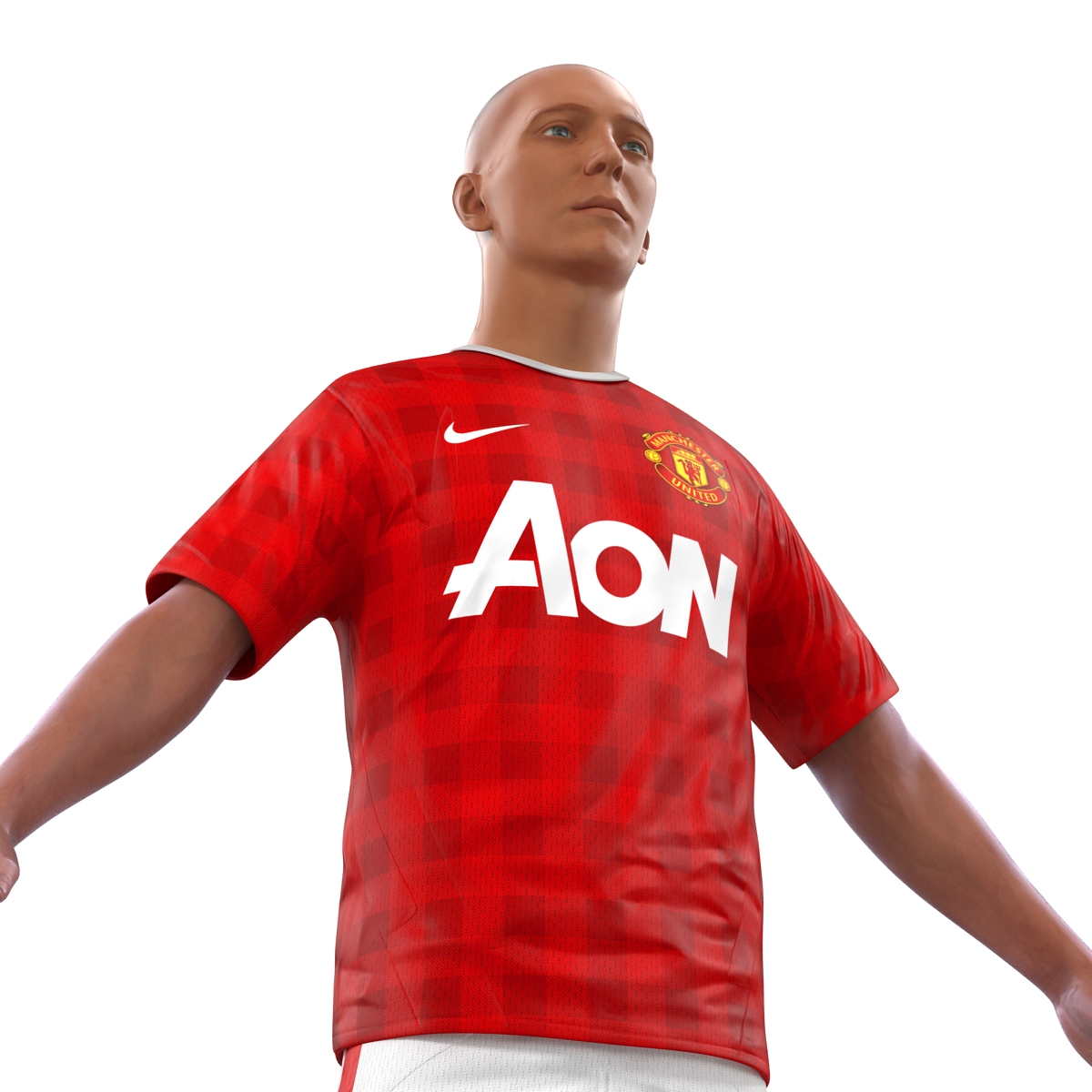 3D Soccer Player Manchester United