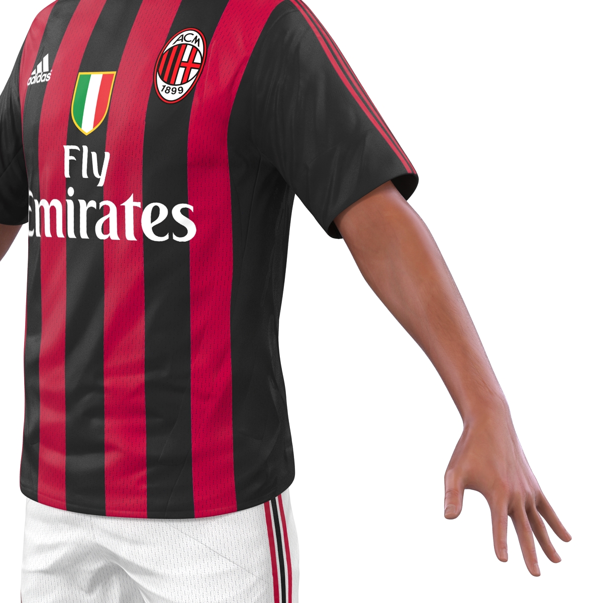 Soccer Player Milan 3D model