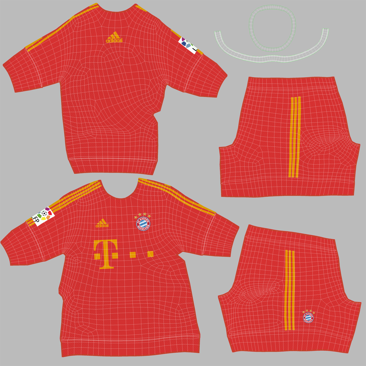 T Shirt Bayern 3D model