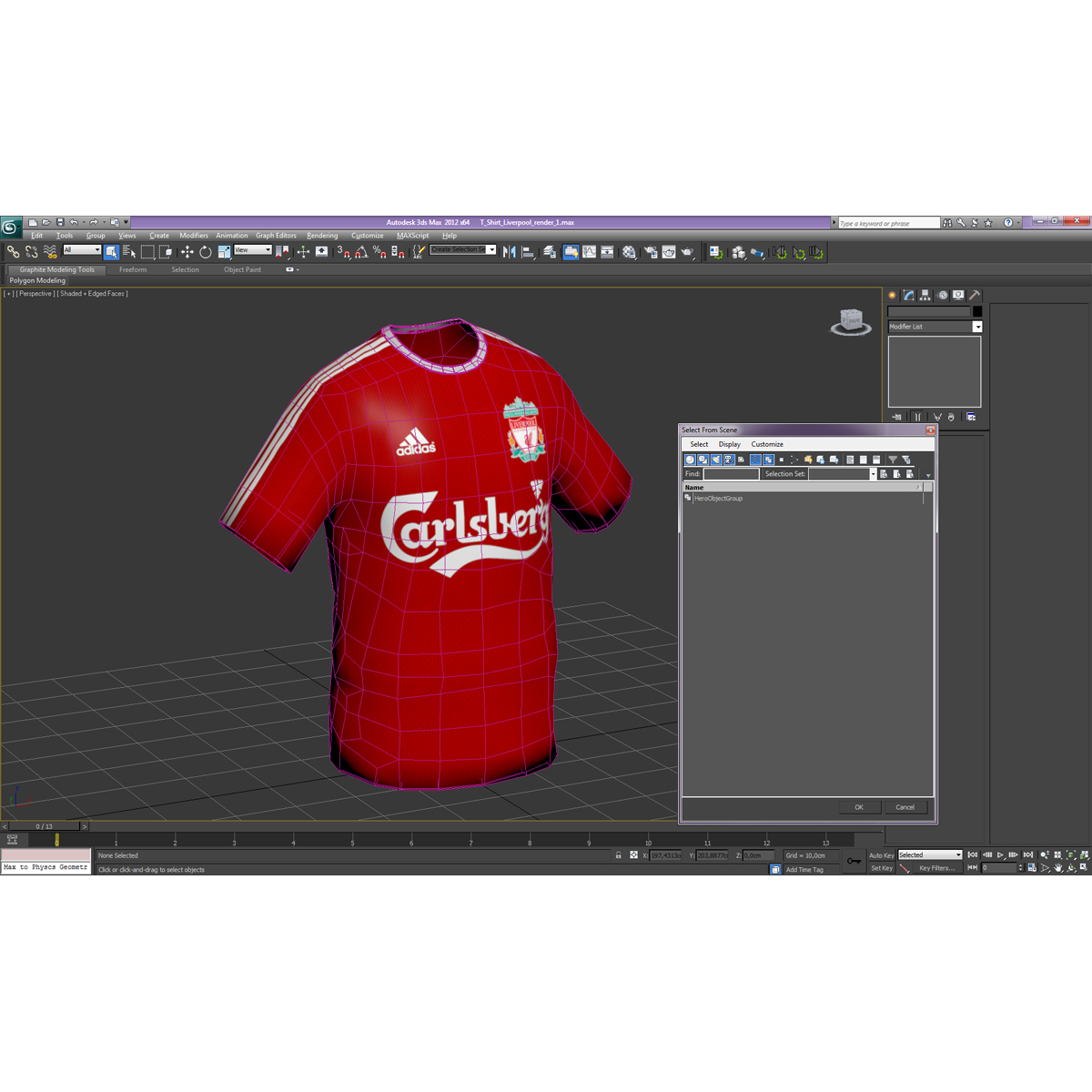 T Shirt Liverpool 3D